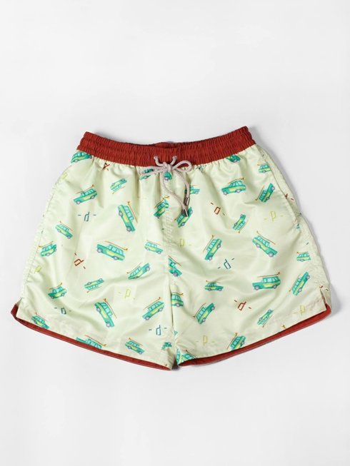 Swim shorts with surf design | Outlet | Sklep Poszetka.com | jedwabne ...