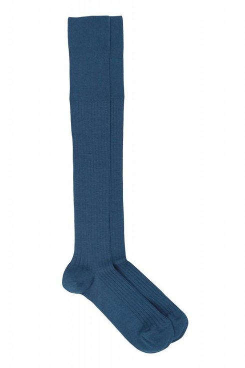 Blue High-Knee Socks Pedemeia | Accessories \ Underwear \ Socks Wedding ...
