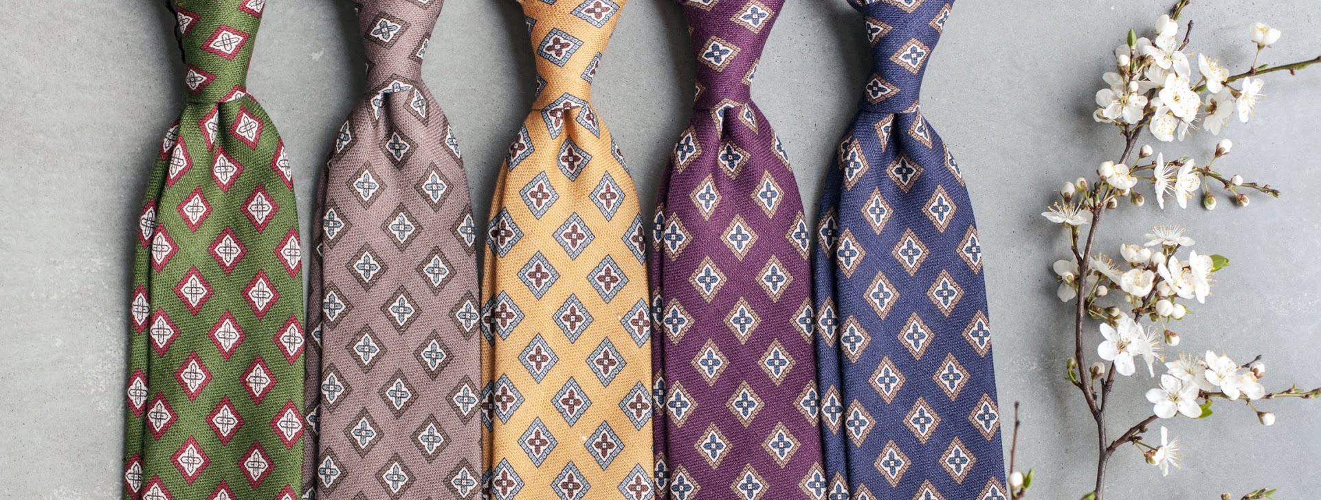 lniane krawaty