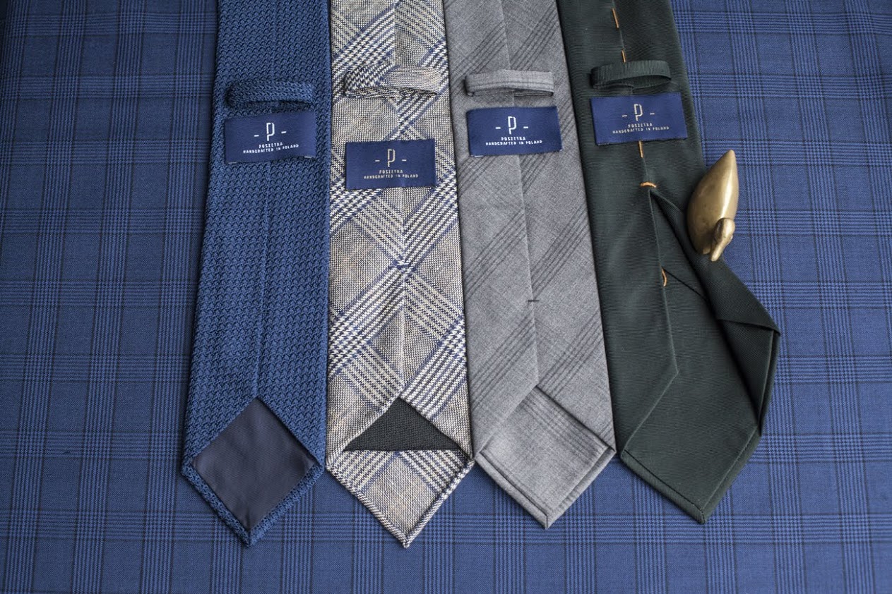 ręcznie szyte krawaty
