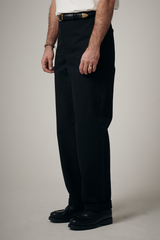 Czarne Spodnie POSZ-53 HBT