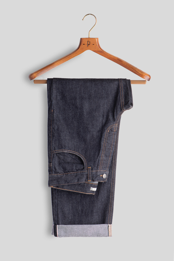 Dark Indigo Rinse Selvedge Jeans Clothing Tailoring Trousers