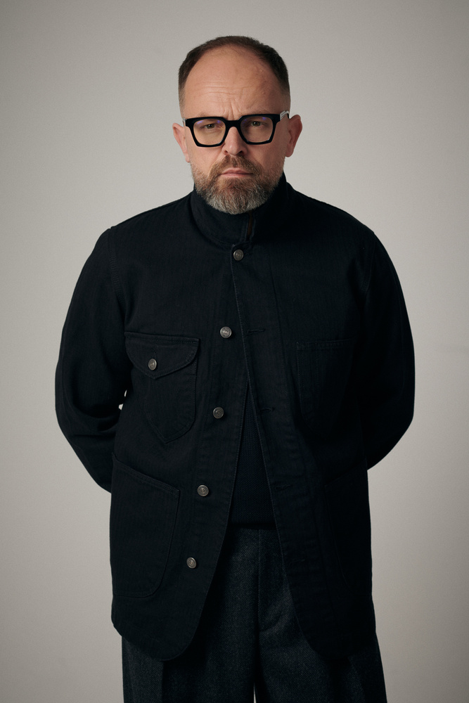 Czarny Chore Coat HBT