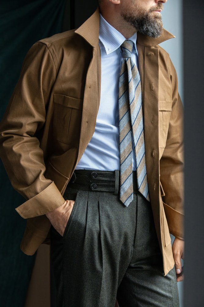 Mustard overshirt Clothing Tailoring Outerwear Sklep