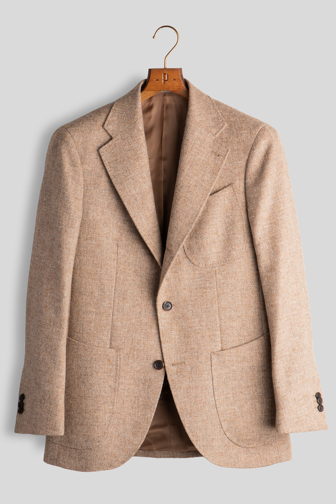 Beige Harris Tweed Sportcoat Clothing Tailoring Sportcoats