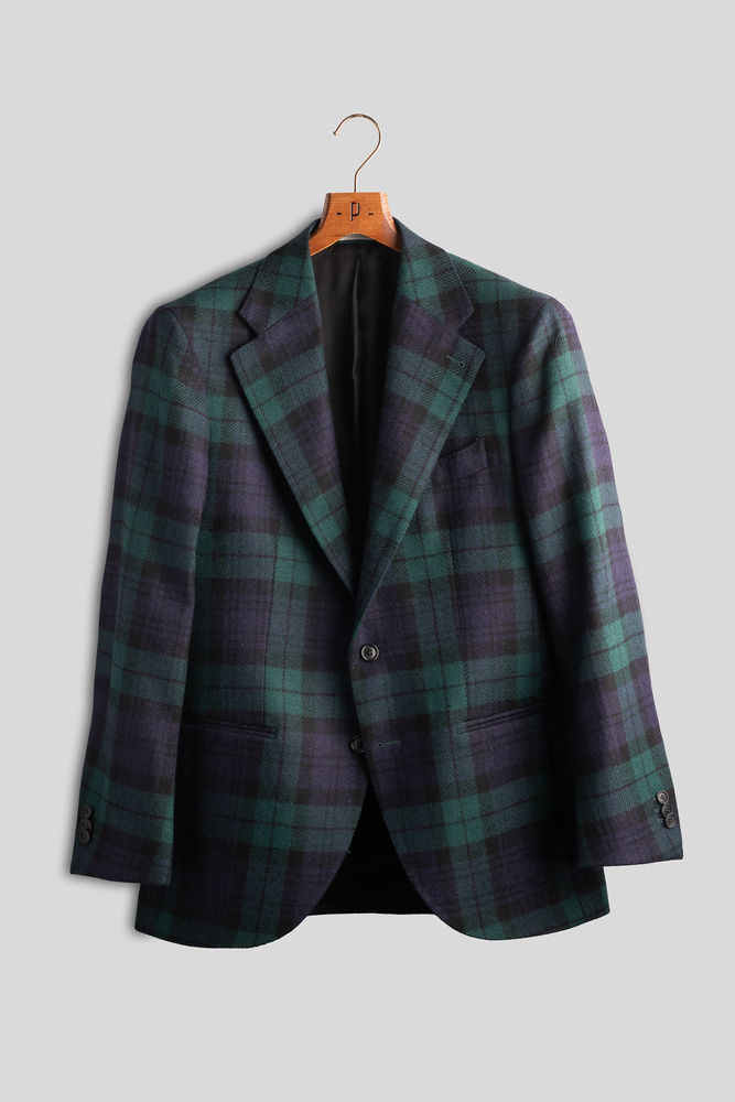 Black Watch Tartan Jacket Clothing Tailoring Sportcoats