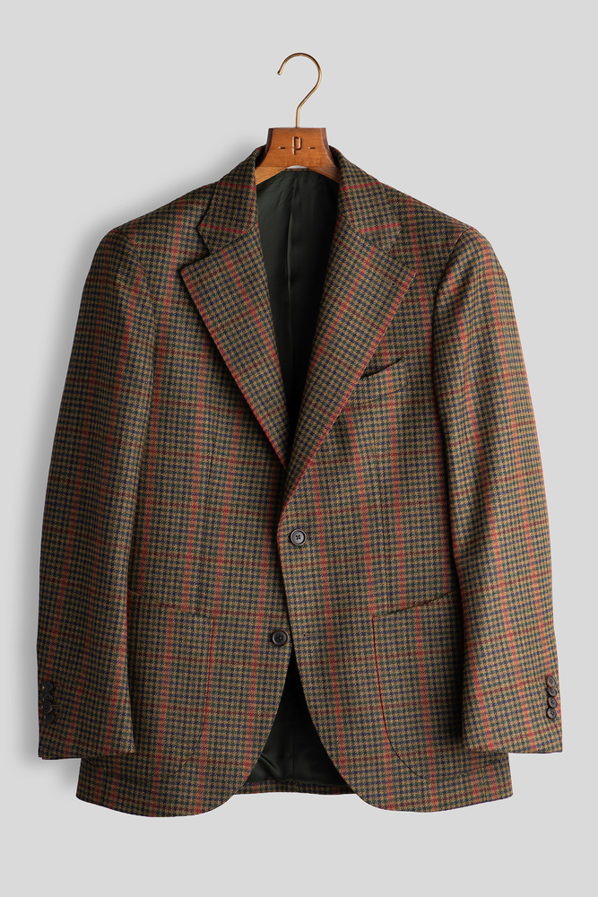 Green, Blue and Red Gun Club Check Sportcoat | Clothing