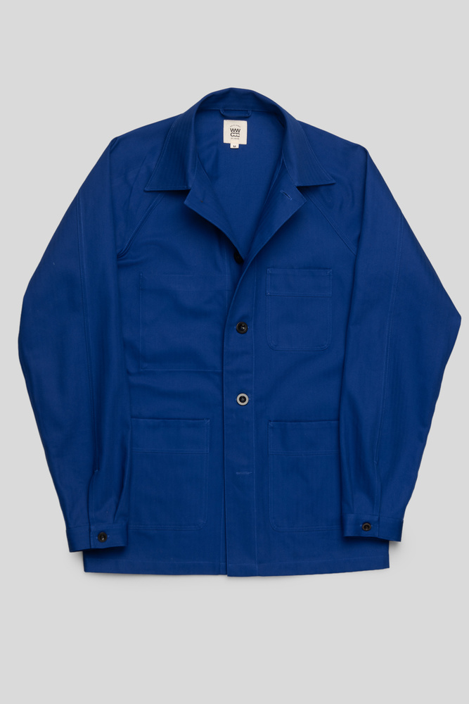 French Blue HBT Workwear Jacket Clothing Tailoring Casual