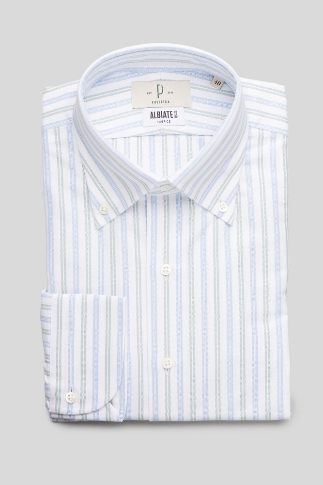 トップス OAMC / Blue Striped shirt sizeM OAMC / Blue Striped shirt sizeM